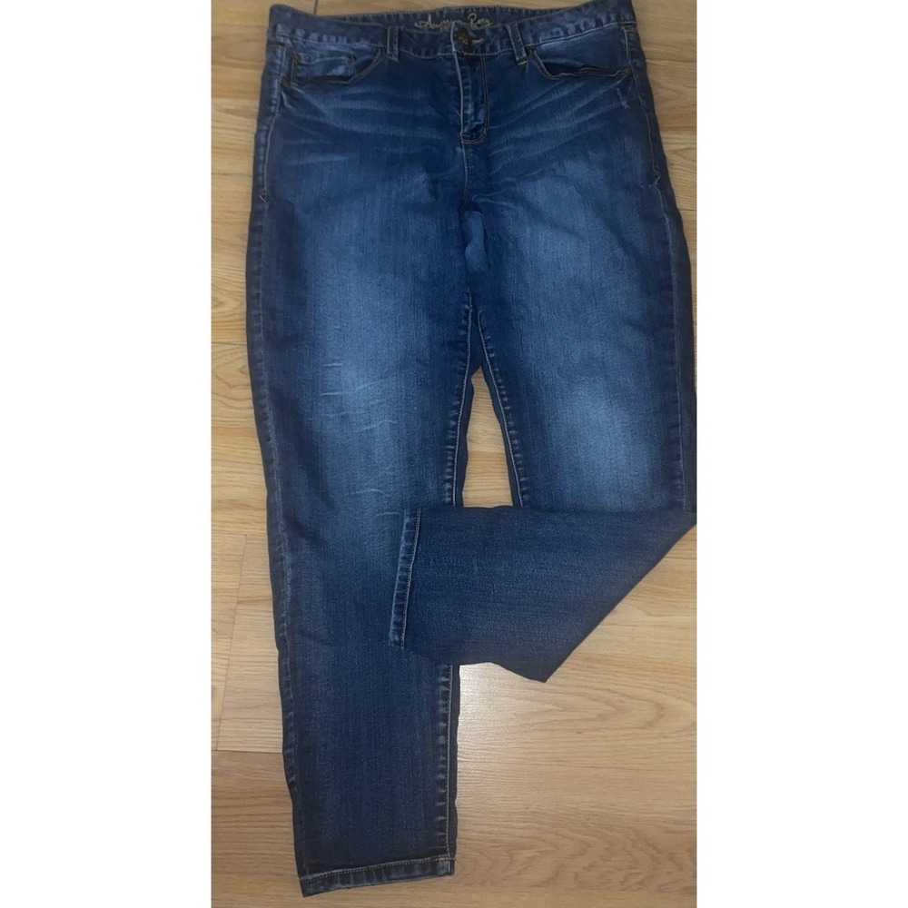 American Rag Cie Women's Jeans Size 13-S Regular Dark Wash Straight Jeans